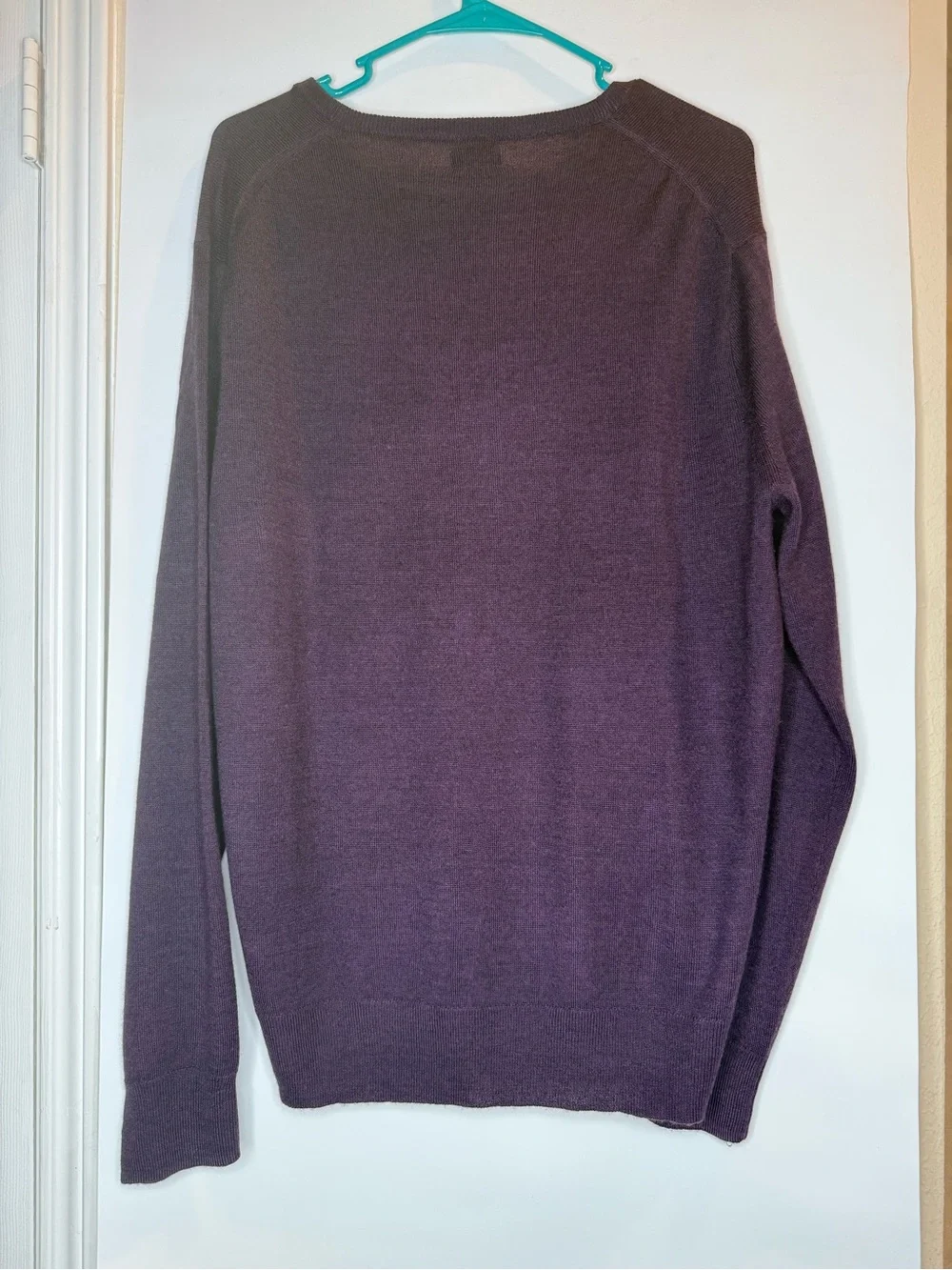J. Crew Men's Crewneck Sweater in Plum
